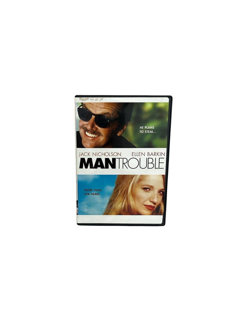 Man Trouble (DVD, 1992, Widescreen & Full Screen) W/ Insert Jack Nicholson